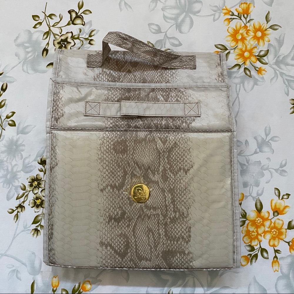 Joy Mangano Snakeskin Better Beauty Case NWOT
